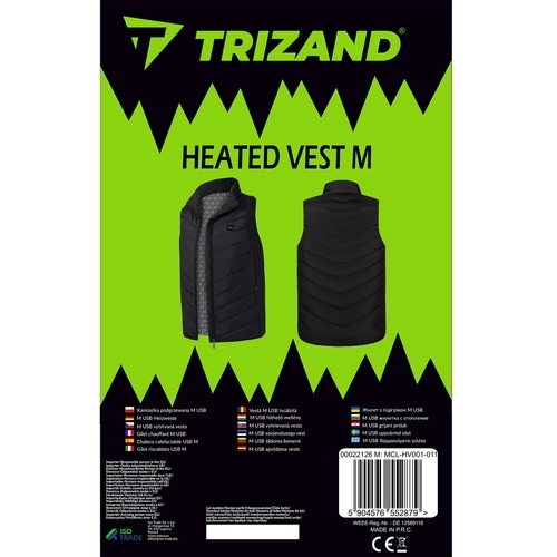 M USB podgrzewana kamizelka Trizand 22126