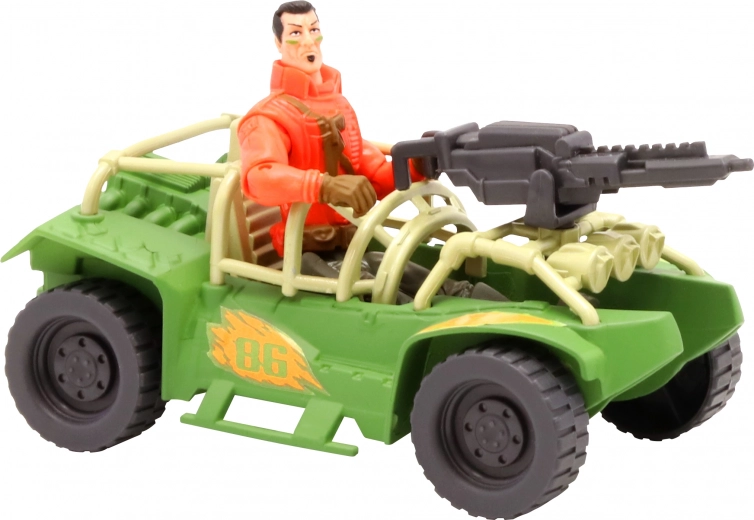 Terenowy buggy z obrotową bronią