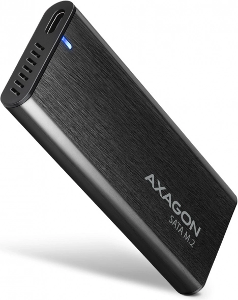 Zewnętrzna bezśrubowa aluminiowa obudowa USB‑C 3.2 Gen 2 dla M.2 SATA SSD