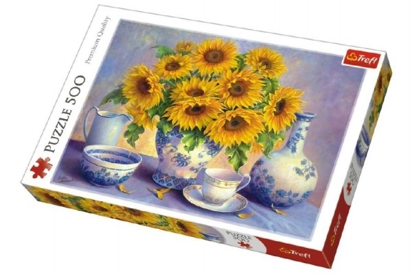 Puzzle 500 elementów Słoneczniki