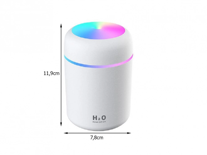 Mini nawilżacz powietrza i dyfuzor zapachów USB z oświetleniem RGB