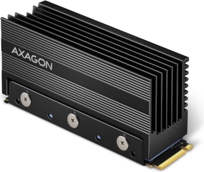 Axagon pasywny aluminiowy radiator do M.2 SSD XL, wysokość 36 mm