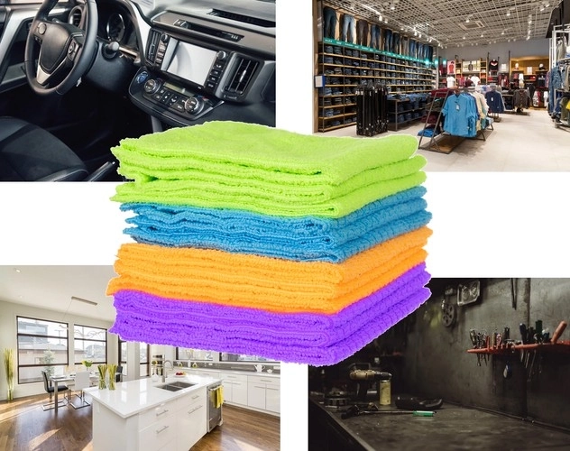 Ściereczki z mikrofibry - zestaw 12 szt.