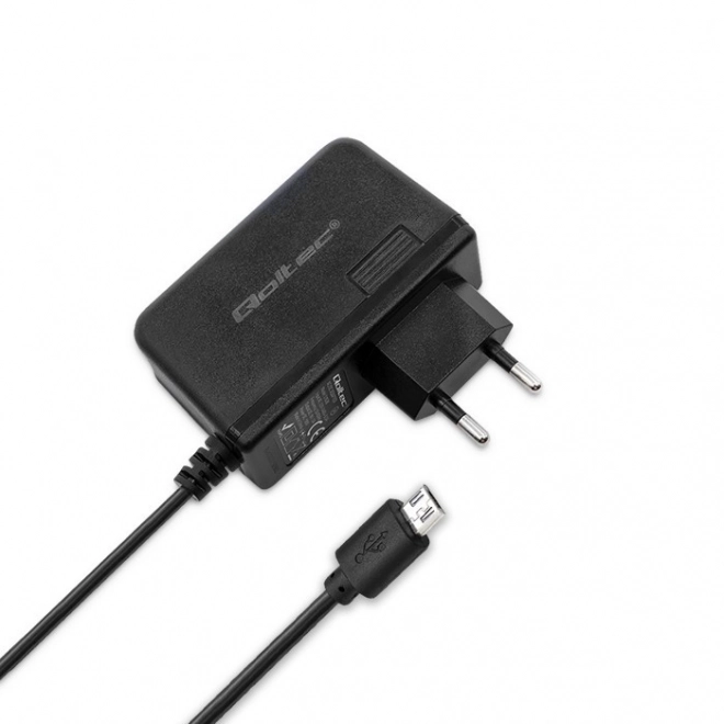 Ładowarka Qoltec 15W z kablem micro USB