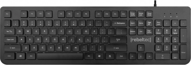 Pełnowymiarowa klawiatura USB Spiro