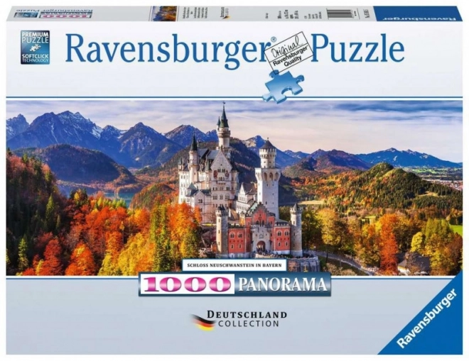 Ravensburger panoramiczne puzzle zamek Neuschwanstein 1000 elementów