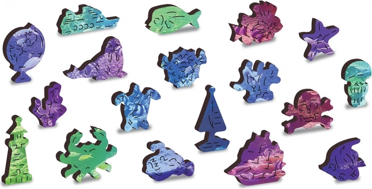 Unikalne kształty elementów z subtelnymi detalami