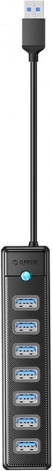 Orico adapter USB hub 7x USB 3.0 (czarny)
