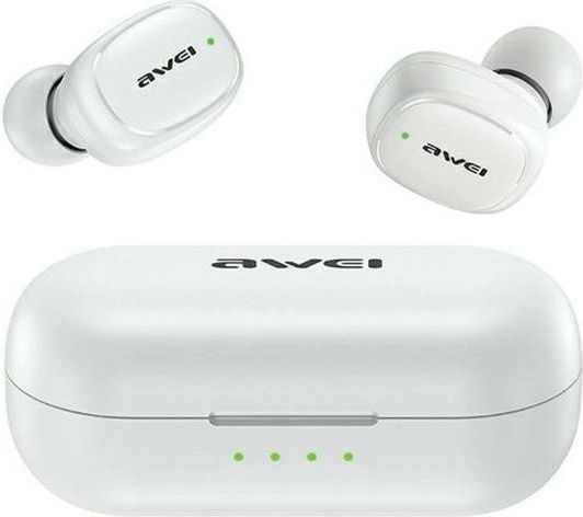 bezprzewodowe słuchawki AWEI T13 Pro TWS (Bluetooth 5.1) białe