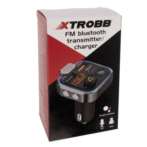 Bluetooth FM nadajnik/ladowarka Xtrobb 22355
