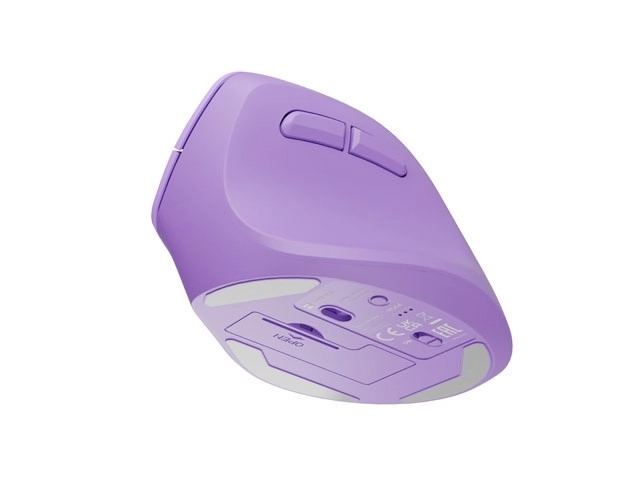 Bezprzewodowa mysz pionowa Pure Lavender Crake 2