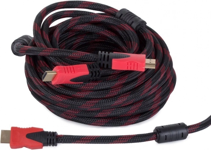 Kabel HDMI 1.4, 10 m, pozłacane złącza, 4K/2K, Full HD 3D, ethernet