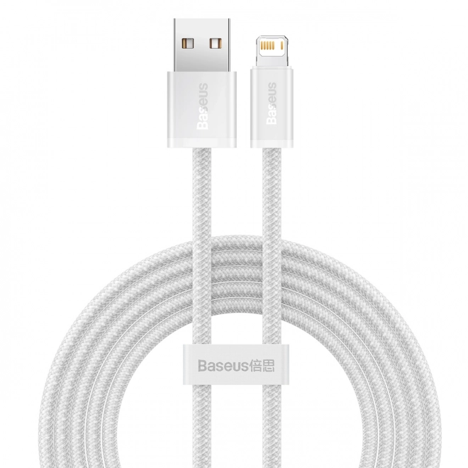 Baseus Dynamic kabel USB na Lightning, 2,4 A, 2 m (biały)
