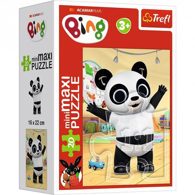 Minipuzzle miniMaxi 20 elementów Przyjaciele Binga/Króliczek Bing