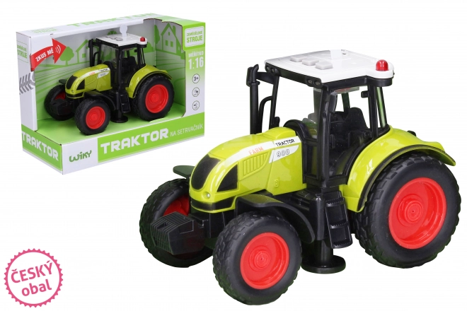 Traktor z napędem bezwładnościowym ze świetlnymi i dźwiękowymi efektami 18 cm