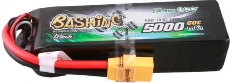 Gens Ace G‑Tech akumulator LiPo 5000 mAh 14,8 V 4S 60C z wtykiem XT90 – seria Bashing