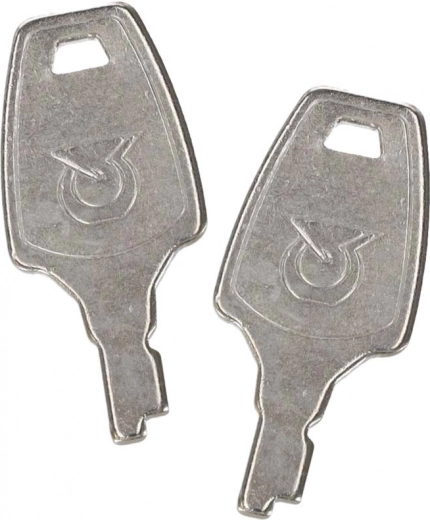 Zamykane zapięcie z dwoma kluczami