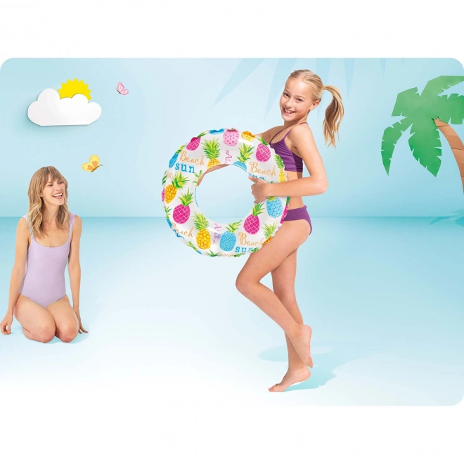 Nadmuchiwana pływająca obręcz 61 cm dla dzieci INTEX