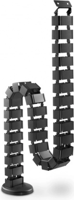 Elastyczny organizer kabli 1,3 m czarny