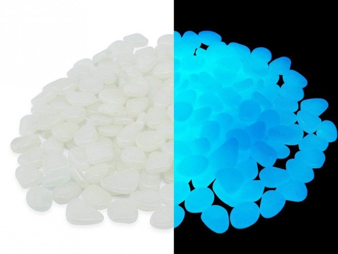 Fluorescencyjne świecące kamienie