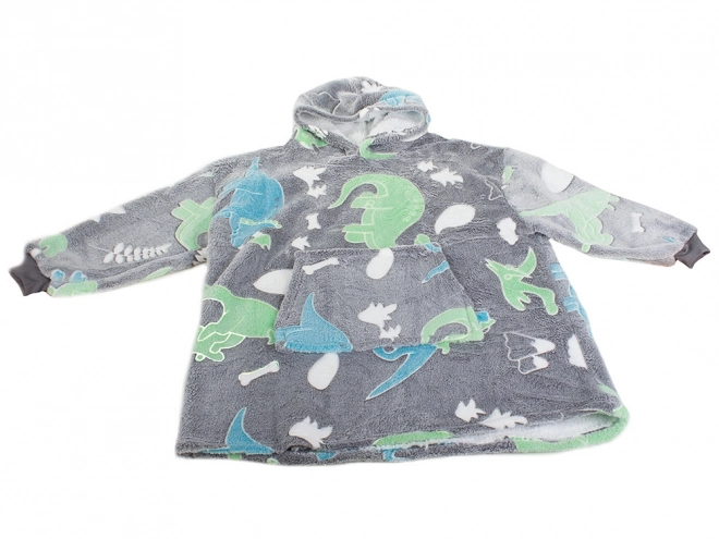 Świecąca bluza z dinozaurami dla dzieci