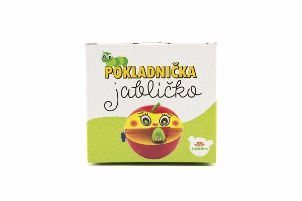 Skarbonka Jabłko z Robaczkiem na Kluczyk