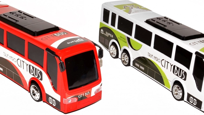 Plastowy autobus 35 cm – 2 kolory