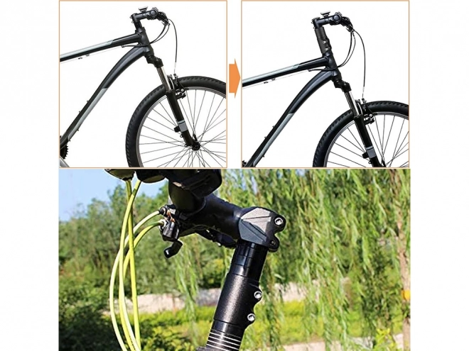 Regulowany adapter mostka kierownicy do roweru