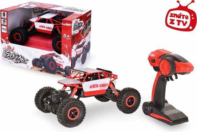 Auto Rock Buggy Czerwony Scarab