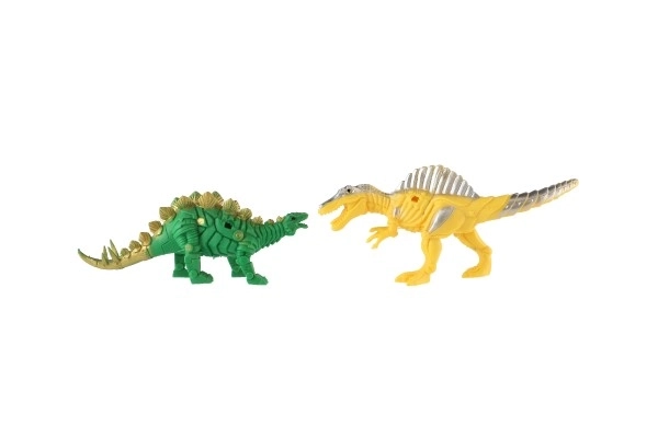 Dinozaur/Smok 8 szt. plastik 14-17 cm w woreczku 22x35x7 cm