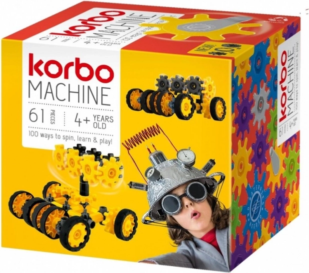 Klocki Korbo Machine 61 elementów