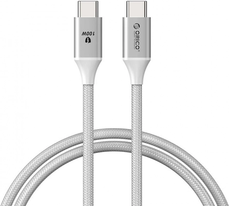 Orico kabel USB‑C do USB‑C 100 W, biały
