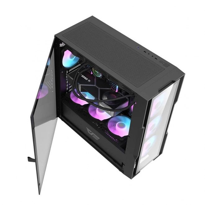 Obudowa komputerowa z oświetleniem RGB Darkflash