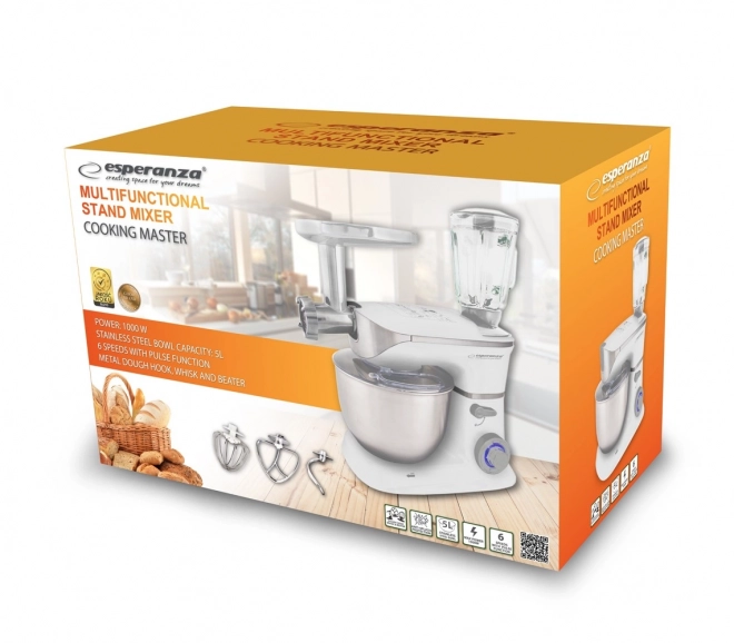 Robot planetarny wielofunkcyjny Cooking Master 1000W 5L