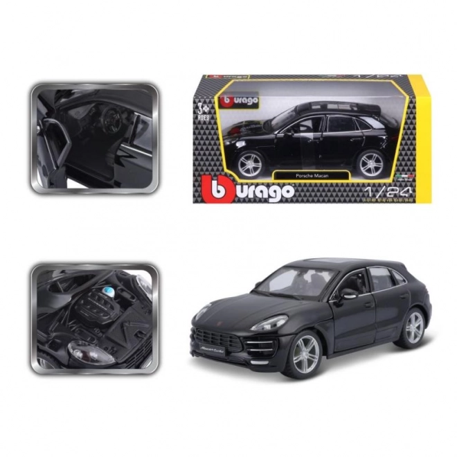 Bburago 1:24 Porsche Macan czarny 18-21077