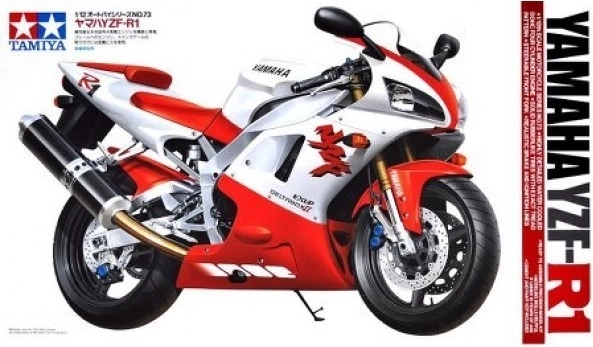 Plastowy model motocykla YAMAHA YZF-R1 do sklejania i malowania