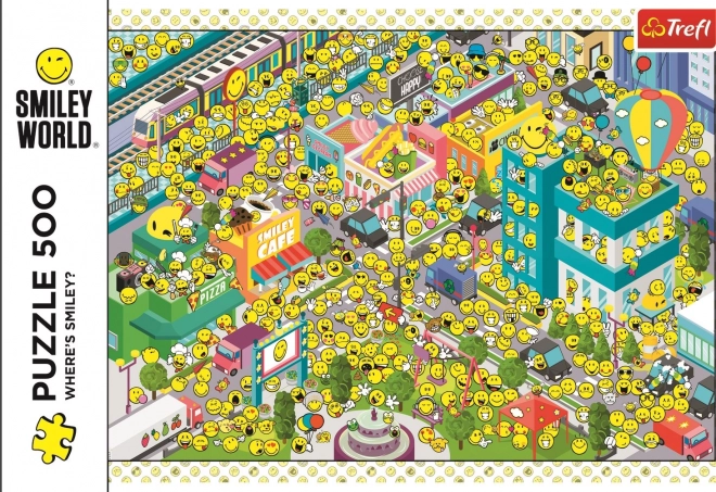 Puzzle Smiley - Gdzie jest Smiley? 500 elementów