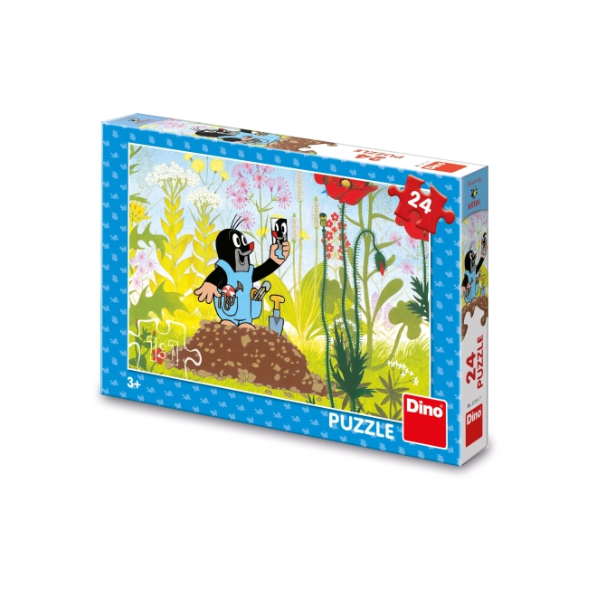 Krecik w spodniach puzzle 24 elementów