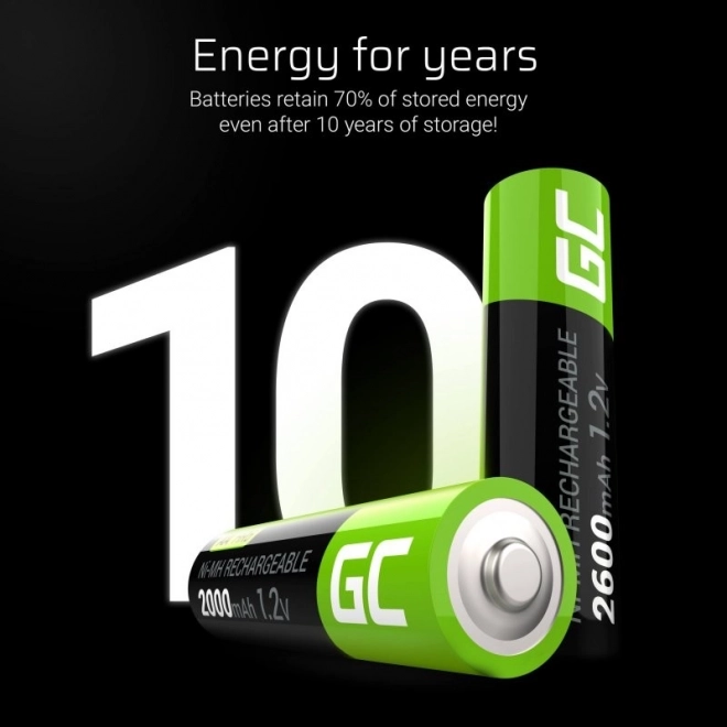 Ładowane ogniwa AA R6 2600mAh 16 sztuk