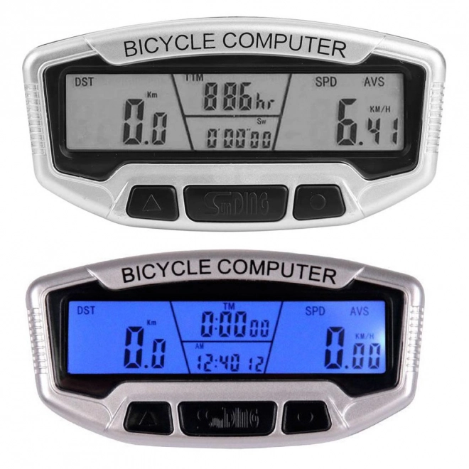 Wodoodporny licznik rowerowy z wyświetlaczem LCD oraz 28 funkcjami