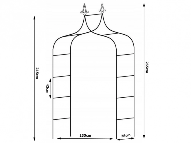 Ogrodowa pergola dla róż