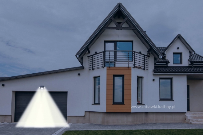 Solarny ogrodowy LED lampa z czujnikiem ruchu