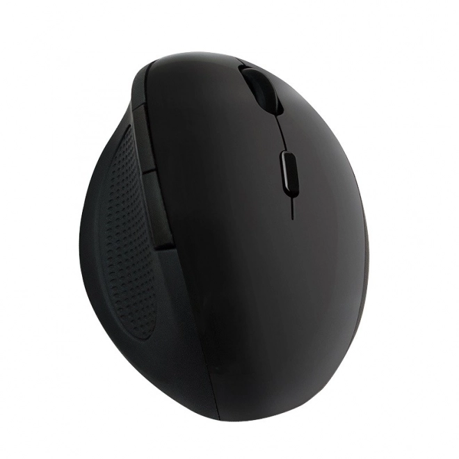 Ergonomiczna bezprzewodowa mysz optyczna 2.4GHz 1600dpi czarna