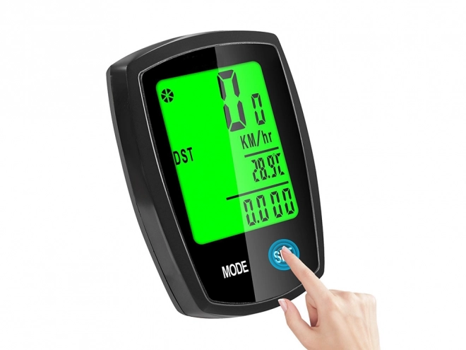 Bezprzewodowy wodoodporny licznik rowerowy z wyświetlaczem LCD