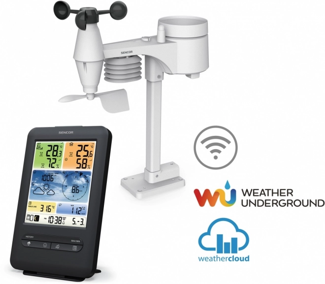 Profesjonalna stacja meteorologiczna z czujnikiem WiFi 5w1