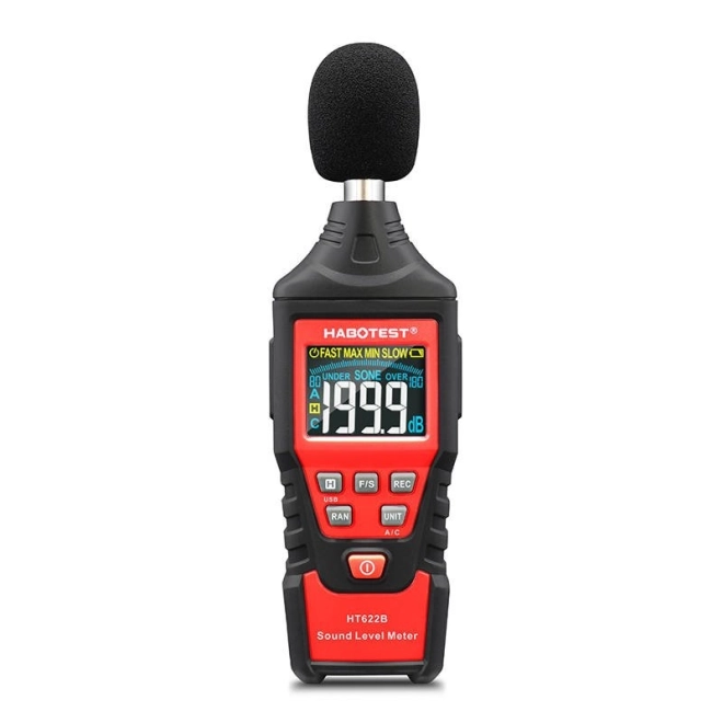 Cyfrowy decybelomierz Habotest HT622B