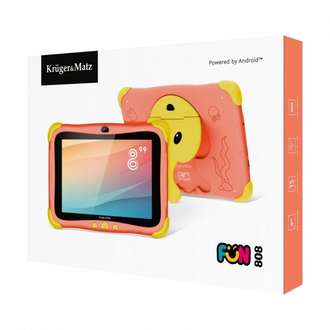 Tablet dla dzieci Krüger&Matz FUN 808 czerwony