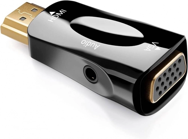 Konwerter z HDMI na VGA z wyjściem audio
