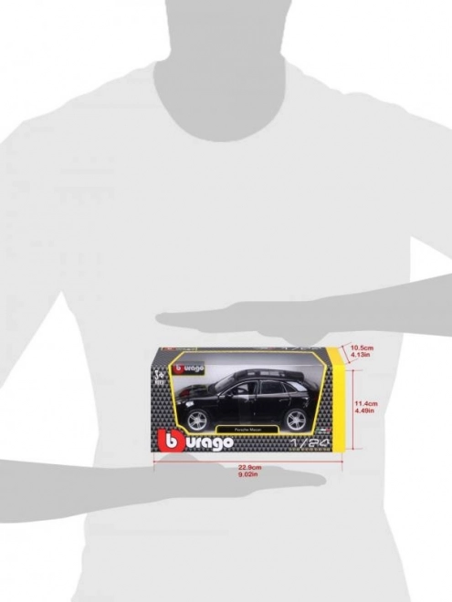 Bburago 1:24 Porsche Macan czarny 18-21077