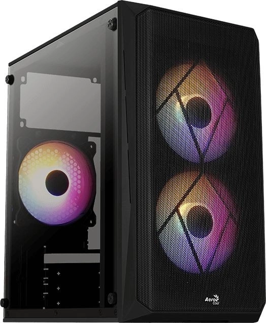 Czarna obudowa Mini Tower ARGB USB 3.0